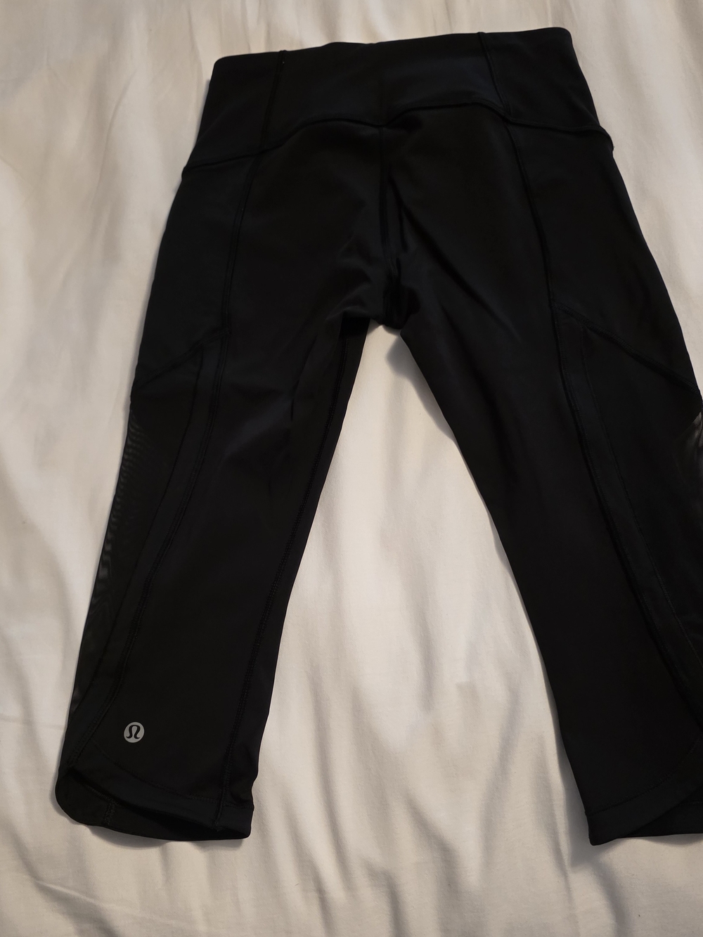 lululemon athletica  Black Cropped Active Leggings 15"